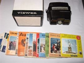 Bakelite view master and reels.