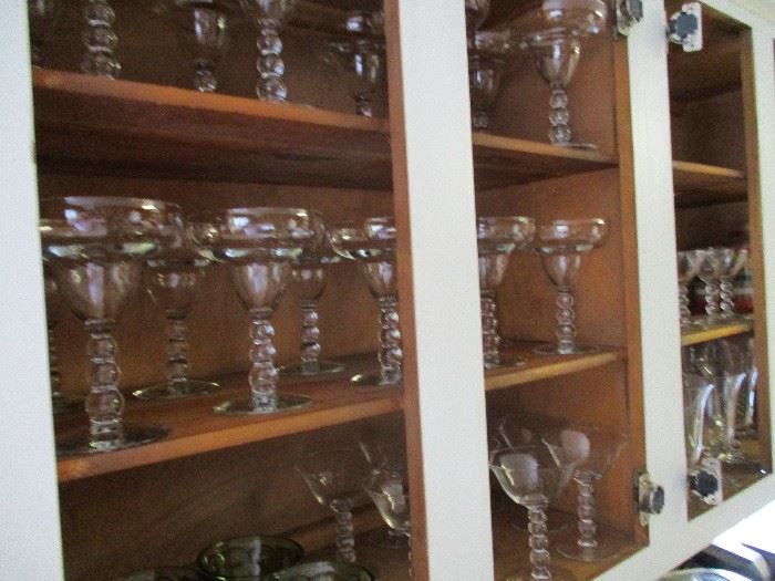 Candlewyck glassware to match the Candlewyck collection