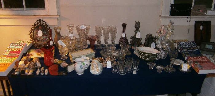 Glassware, vases, dishes, Kovels books and more!