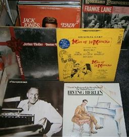 Vinyl - Frank Sinatra, Man of Le Mancha soundtrack, Irving Berlin and more!   Albums start at $1!