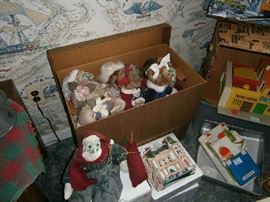 Bearington Bear collection and Fisher Price toys.