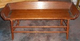 Old wooden sleigh bench. Asking $125