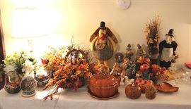 nice seasonal decor/collectibles, including several by Jim Shore
