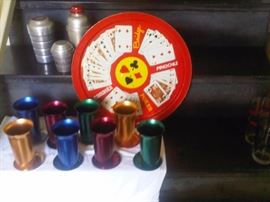 Vintage cocktail items