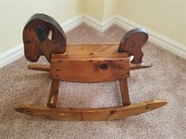 Vintage rocking horse