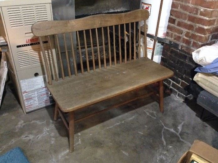 vintage spindle back chair