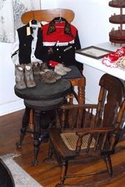 antique child chair