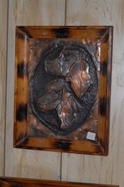 framed copper dogs