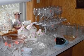 crystal stemware