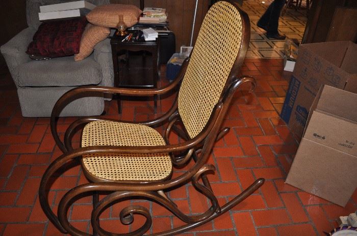 Thonet style rocker... probably by Bentwood. Very nice, excellent condition. Vintage