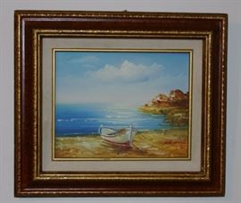 Oil on Canvas Signed “Mchamed”