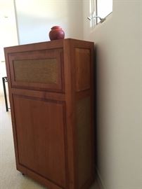 Klipsch corner custom made teak speakers