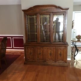vintage lighted china cabinet.  $500 TODAY!!!!