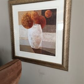 pair of framed wall art