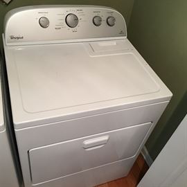 LIKE NEW WHIRLPOOL HIGH-EFFICIENCY WASHER & ELECTRIC DRYER SET. $500 TODAY!!!!