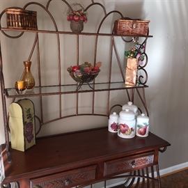 Will combine Bakers rack ONLY $200 am willing to combine with dining table with 4 chairs for a reasonable offer!!  Let's make a deal, hurry!!!