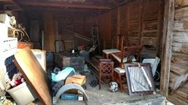 Check out the treasures in the barn!