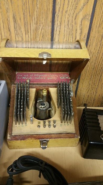 vintage Gem staking tool set - looks complete