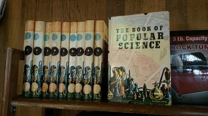 vintage set of poplular science books