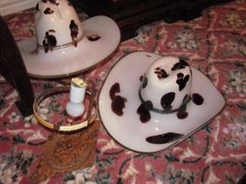 Glass Cowboy Sconces