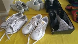 KSwiss brand shoes are among the high-quality goods available at this weekend's sale! All shoes are sizes 8 1/2 through 9.