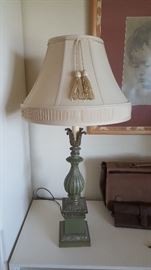 Sears Lamp, Shade with Tassels 