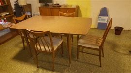 Dinette set with four chairs - $75