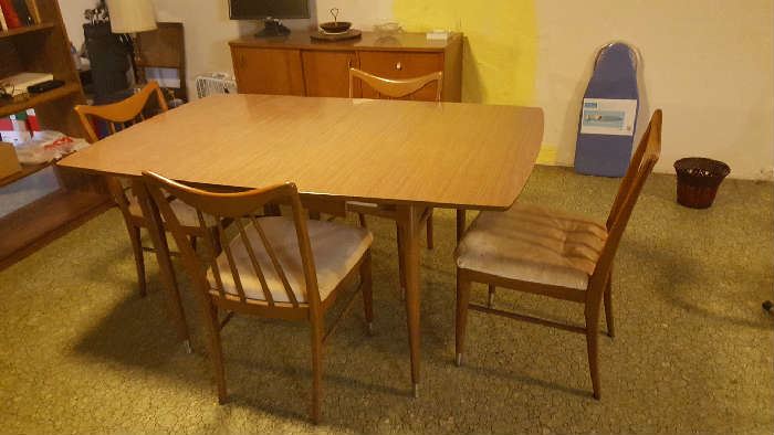 Dinette set with four chairs - $75