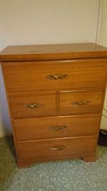 Tall chest of drawers - $50