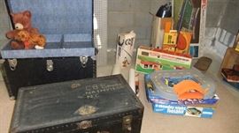 more trunks, vintage boys' toys galore