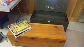 more trunks and toy chest