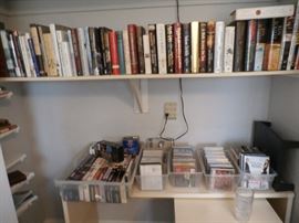 CDs, BOOKS, MOVIES