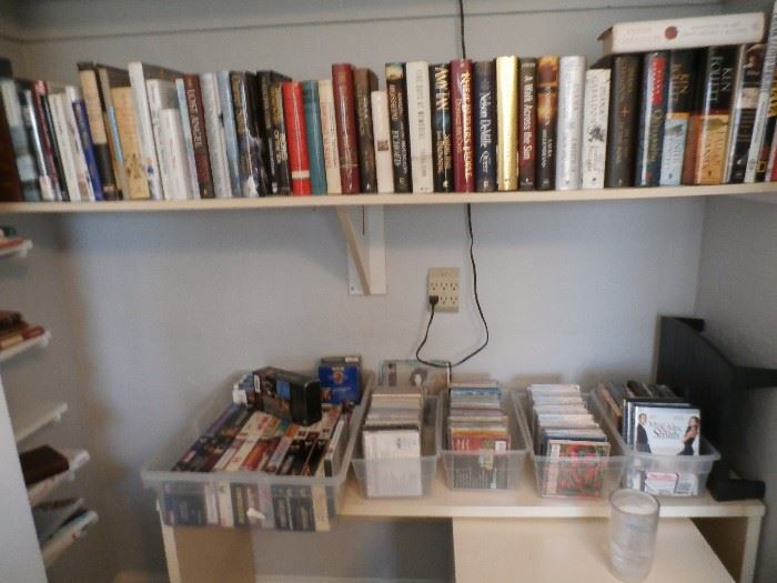 CDs, BOOKS, MOVIES