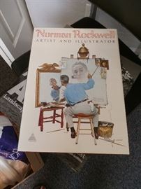LARGE ROCKWELL BOOK WITH ORIGINAL BOX
