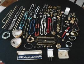 COSTUME JEWELRY AND WATCHES