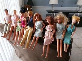 SELECTION OF BARBI DOLLS
