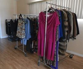 LADY'S AND GENT'S LARGER SIZE CLOTHING - SPORT, CASUAL, DRESS AND OUTER WEAR - ALSO SHOES AND ACCESSORIES