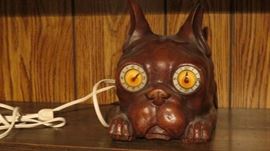 Duke the watch (clock) Dog