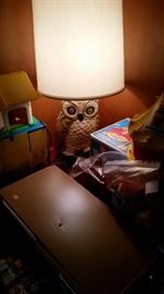 Hoooooo-Goes-There; Owl Lamp