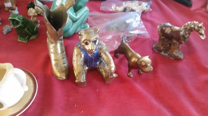 Brass/ Boots, Bears, Dogs & Horses