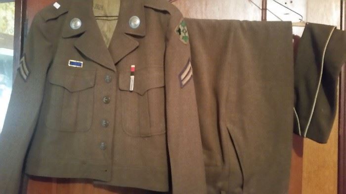 Military Suit - Jacket, Pants and Hat