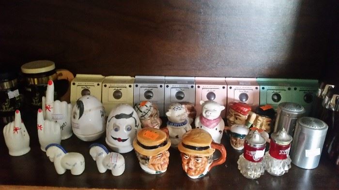 SALT & PEPPER - Washer&Dryers, Tie a String around the Finger, Pony's, Three Little Pigs, Grumpy Old Men, and yes the standard Metal Shakers.....
