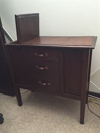 Old sewing machine cabinet