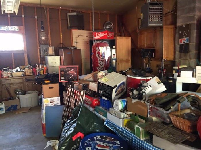 Garage and two sheds packed with piles of super nice Items 