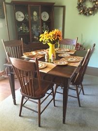Vintage Drop Leaf Table & Chair Set
