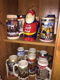 Budweiser Steins