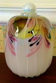 Gorgeous Studio Art Glass Bottle