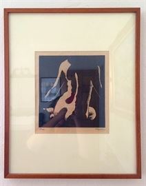Original Etching Entitled "Torso" signed by Kernell