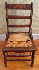 Semi-Antique Cane Seat Chair