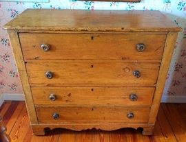 Antique Primitive Chest of Drawers
